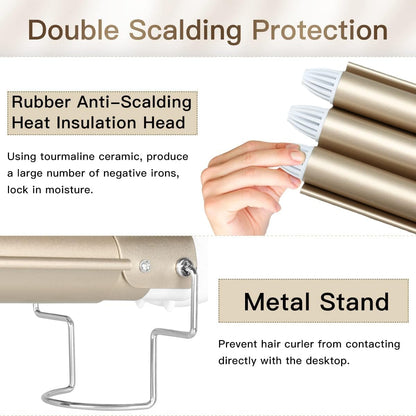 Hair 3 barrel curler