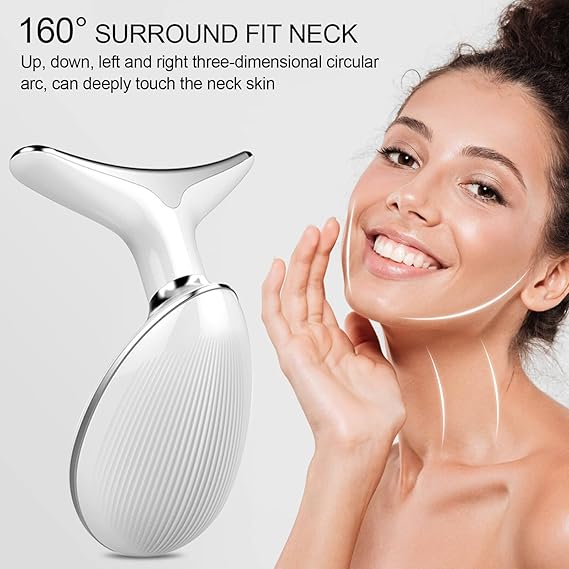 Rechargeable LED Facial And Neck Massager